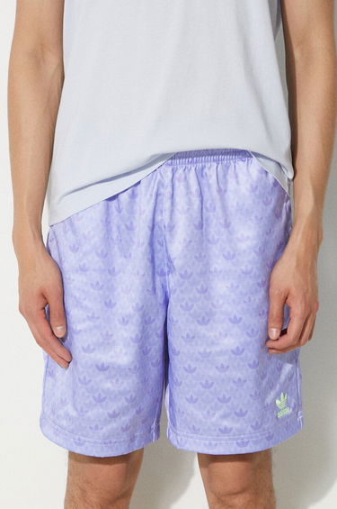 Къси панталони adidas Originals adidas Originals Mono Satin Shorts Лилаво | IS2935, 0