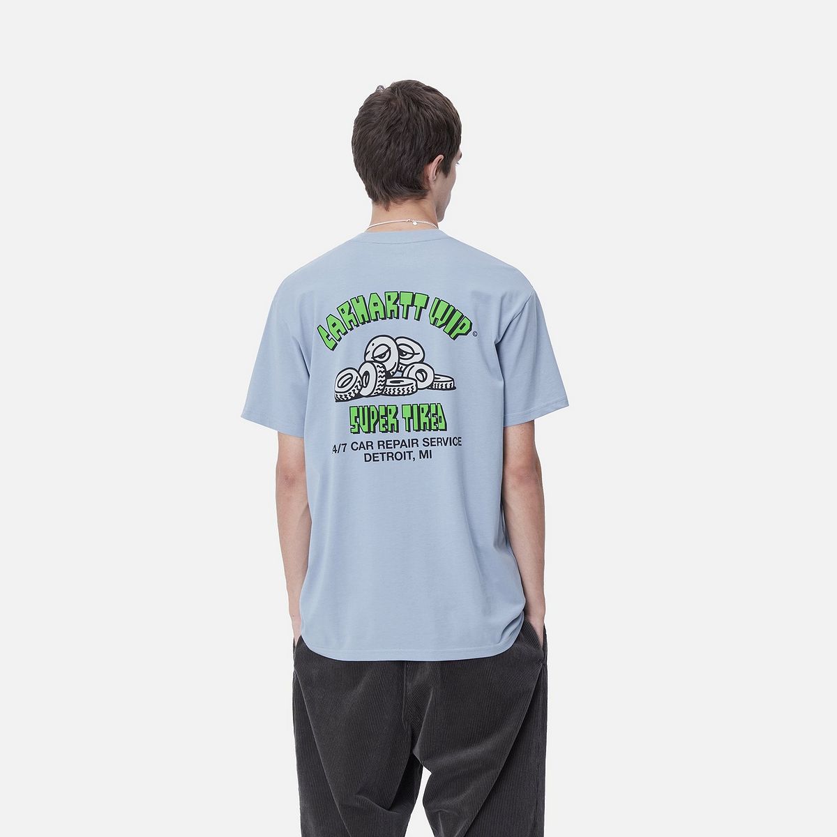 Тениска Carhartt WIP Short Sleeve Graphic T-Shirt Синьо | I033965_9, 1