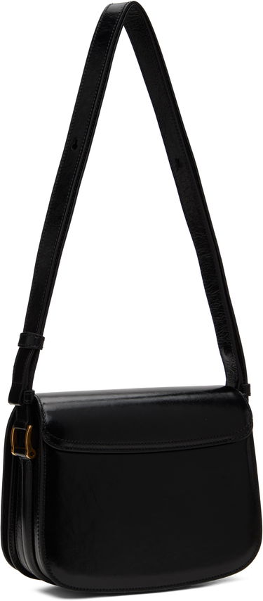 Чанта през рамо AMI AMI Paris Leather Paris Bag Черно | ULL005.AL0051, 2