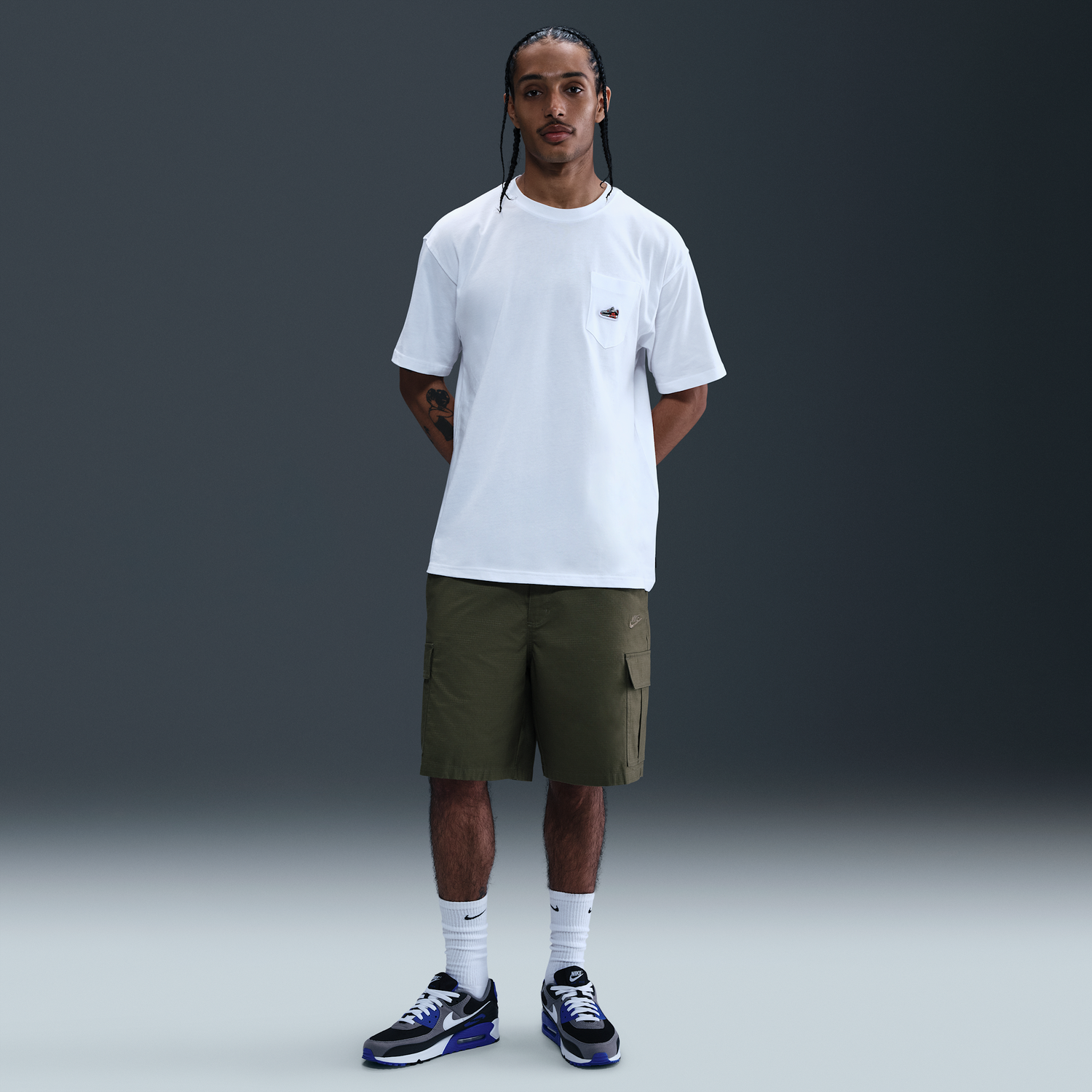 Тениска Nike Nsw Sneaker Patch Pocket T-Shirt Бяло | HQ9242-100, 1