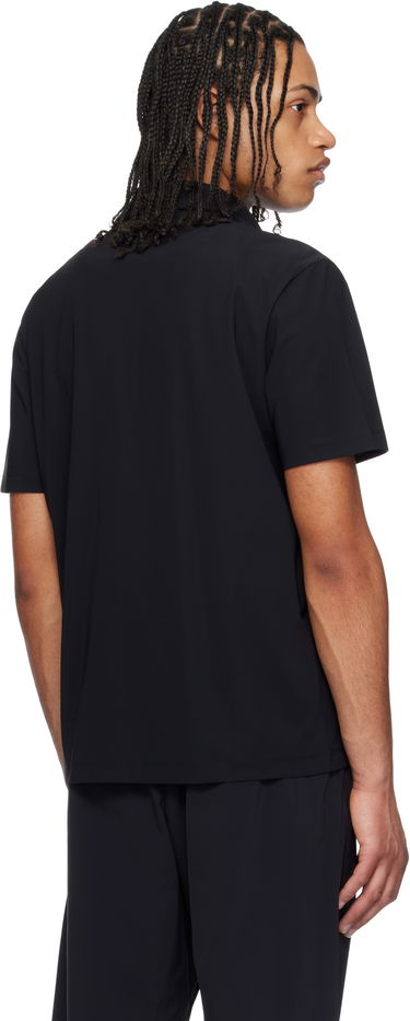 Поло тениска Moncler Moncler Black Logo Patch Polo Черно | K10918A00010829JP, 2