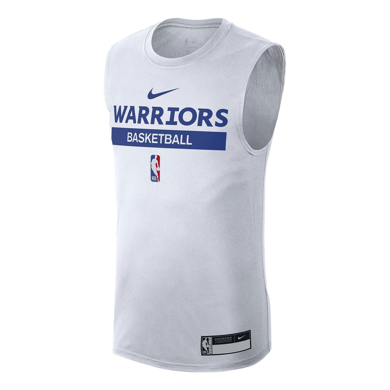 Потник Nike Golden State Warriors Sleeveless Practice T-Shirt Бяло | DR6765-100, 0