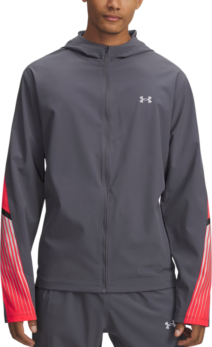 Яке Under Armour UA Velociti Storm Hooded Jacket Сиво | 6005900-025, 0