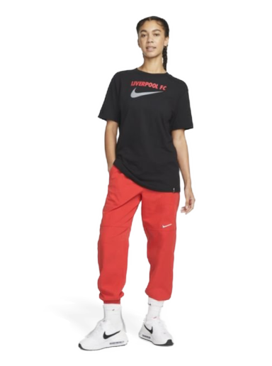Тениска Nike Liverpool F.C. Swoosh  Football T-Shirt Черно | DM8645-010