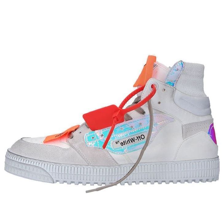 Кецове и обувки Off-White Off-Court Iridescent Бяло | OMIA065F198000390118