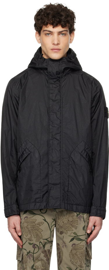 Ветровка Stone Island Short Dyed Hooded Jacket Черно | K1S15 4100093 S0A21, 0