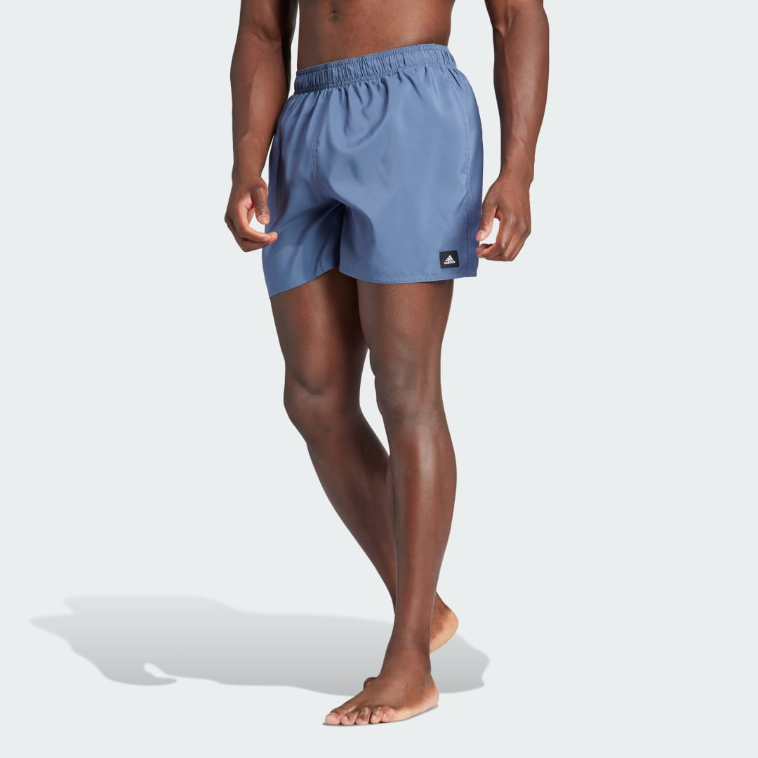 Бански adidas Performance Sportswear Solid CLX Short-Length Swim Shorts Тъмно синьо | IR6221, 1