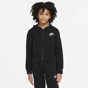 Суитчър Nike Sportswear Club Fleece Full-Zip Hoodie Черно | DC7118-010, 0