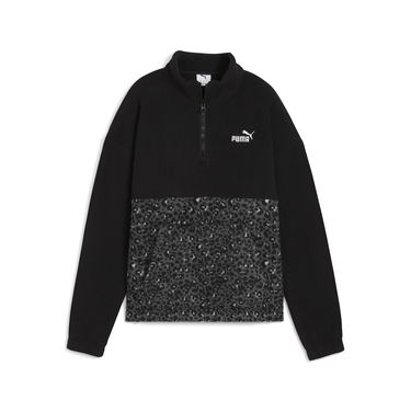 Суитчър Puma Essentials Animal Print Fleece Half-Zip Sweatshirt Черно | 688083_01, 0