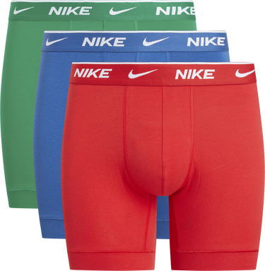 Боксерки Nike Everyday Cotton Stretch Boxer Briefs, 3-Pack Зелено | 0000KE1007-F6H, 0