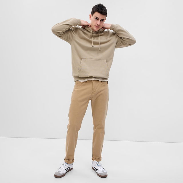 Denim Pants Slim Cashew Crunch