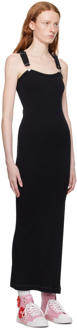 Pокля Moschino Moschino Jeans Overall Maxi Dress Черно | 0450 8266, 1