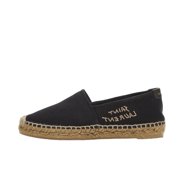 Embroidered Logo Espadrilles