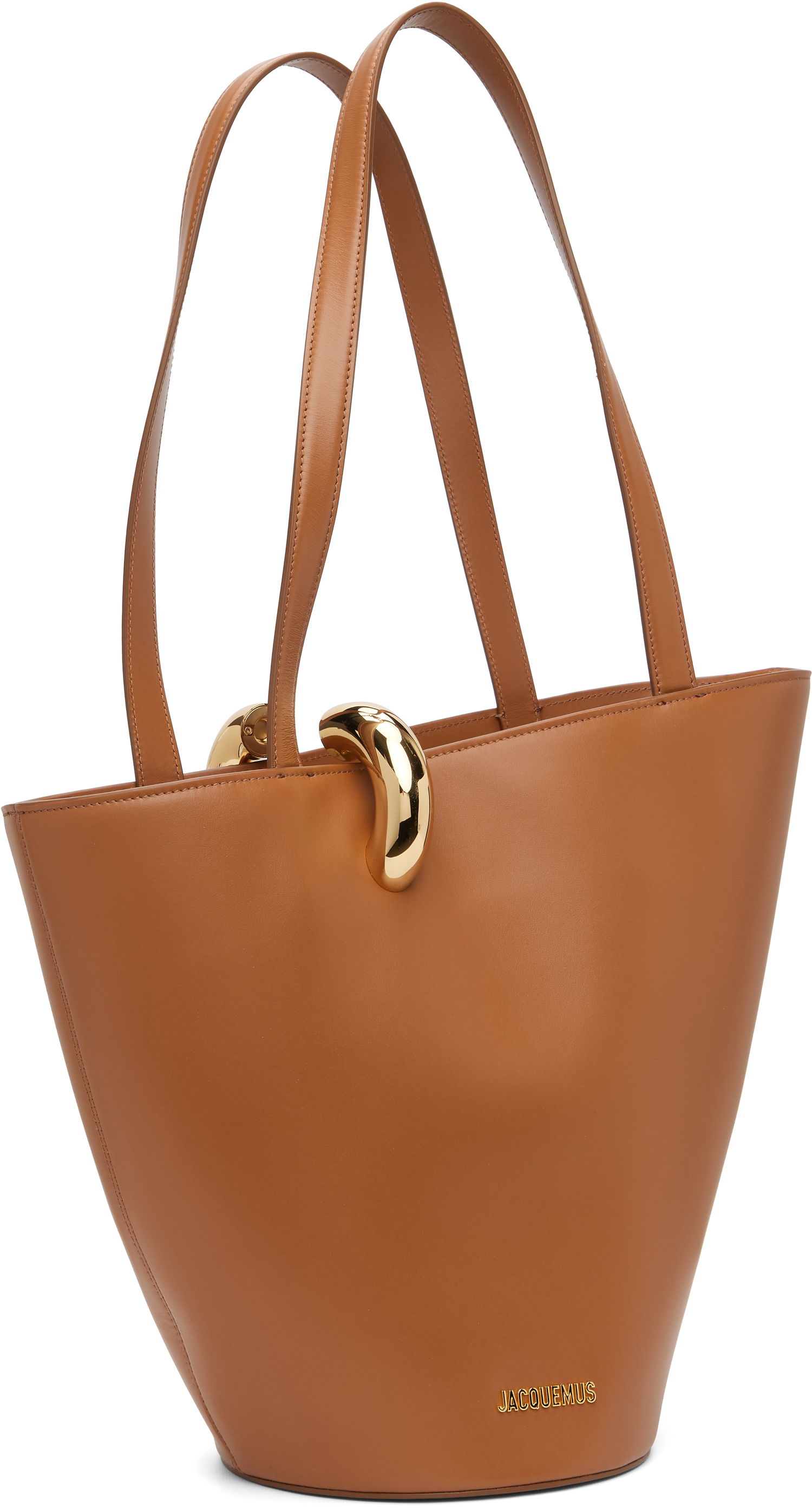 Голяма пазарска чанта Jacquemus Jacquemus 'The Bambola' Medium Tote Кафяво | 25E251BA412-3000, 1