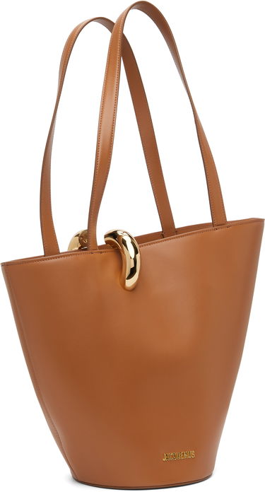 Голяма пазарска чанта Jacquemus Jacquemus 'The Bambola' Medium Tote Кафяво | 25E251BA412-3000, 1