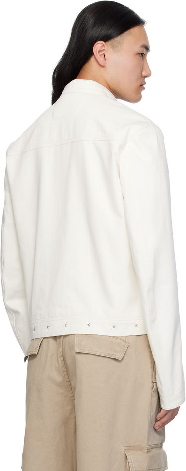 Яке MISBHV MISBHV Star Slim Denim Jacket Бяло | 250M406, 2