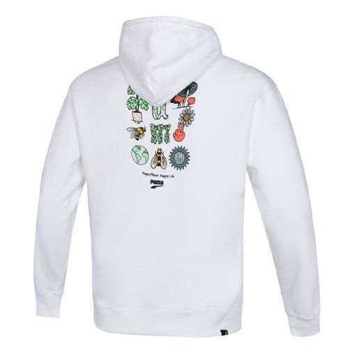 Суитчър Puma Downtown Graphic Hoodie Бяло | 535412-02