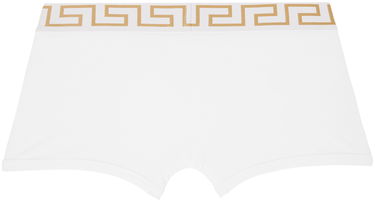 Боксерки Versace Greca Border Boxers Бяло | AU10026_1A10011, 2