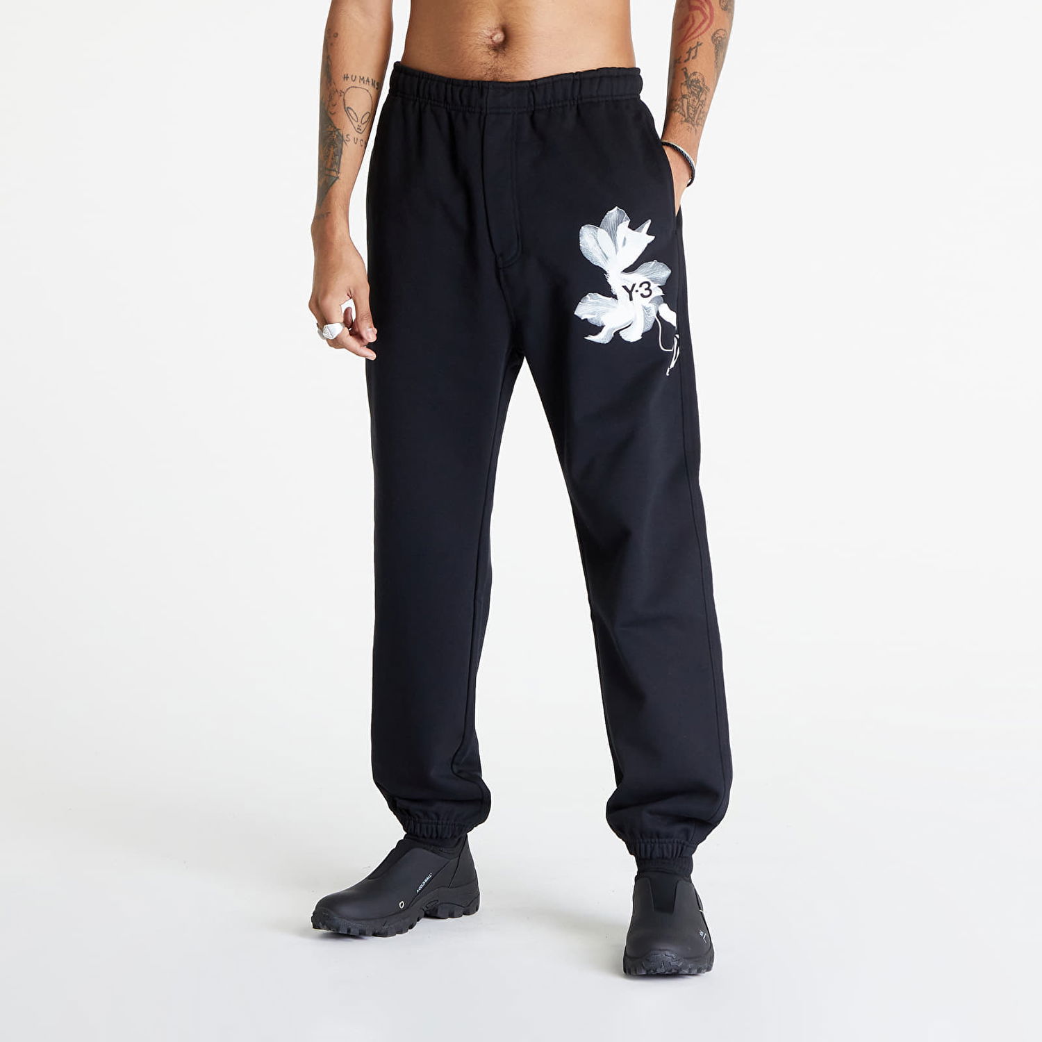 Спортни панталони Y-3 Graphic French Terry Pants UNISEX Черно | IN4339, 0
