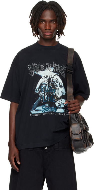 Тениска VETEMENTS VETEMENTS Cradle of Filth 'Filthy Secret' Oversized T-Shirt Черно | UCF76TR600B, 0