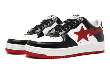 Кецове и обувки BAPE Bape Sta #3 Black/Red Черно | 0ZXSHM191303M, 2