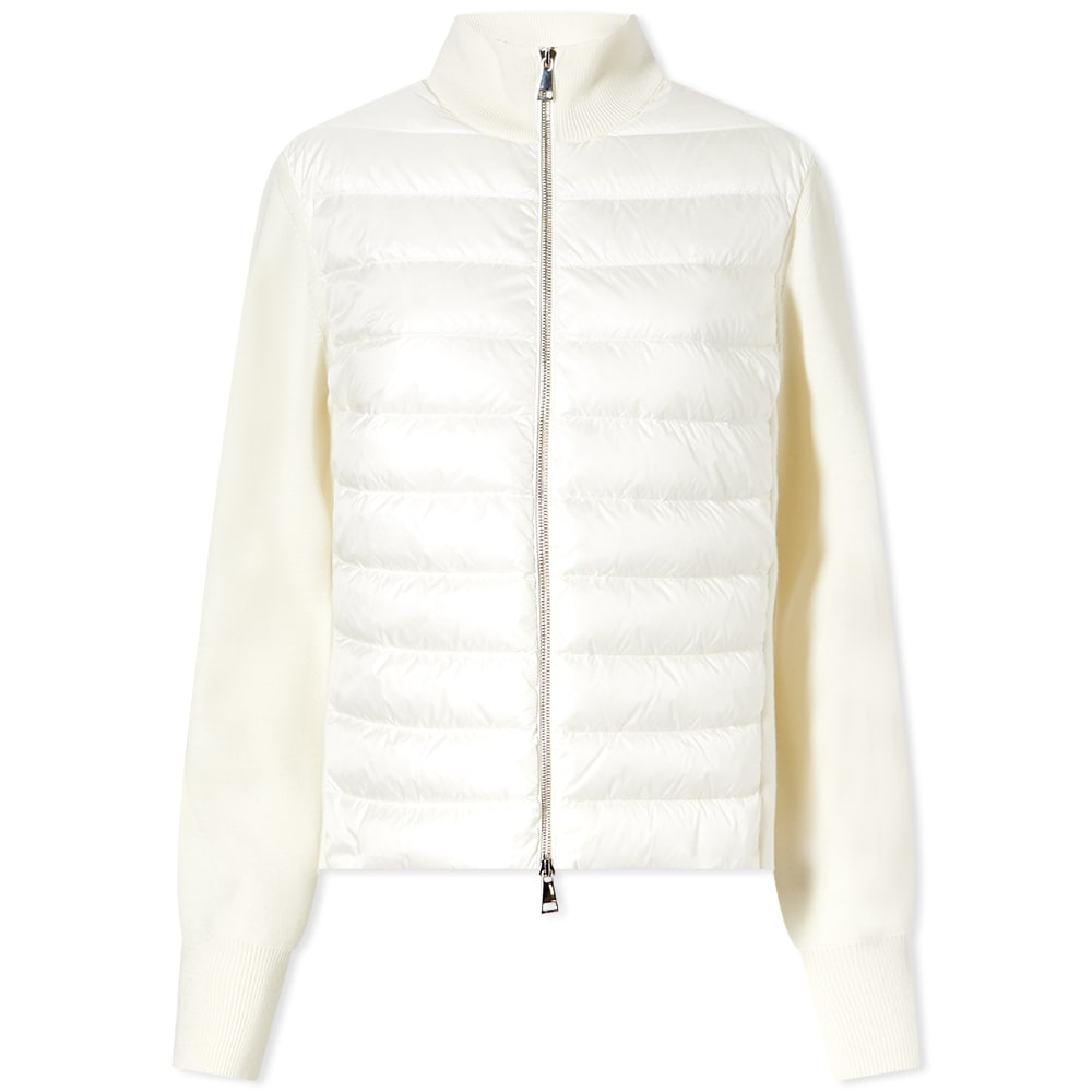 Яке Moncler Padded High Neck Cardigan Бяло | 9B000-18-M1131-030, 0