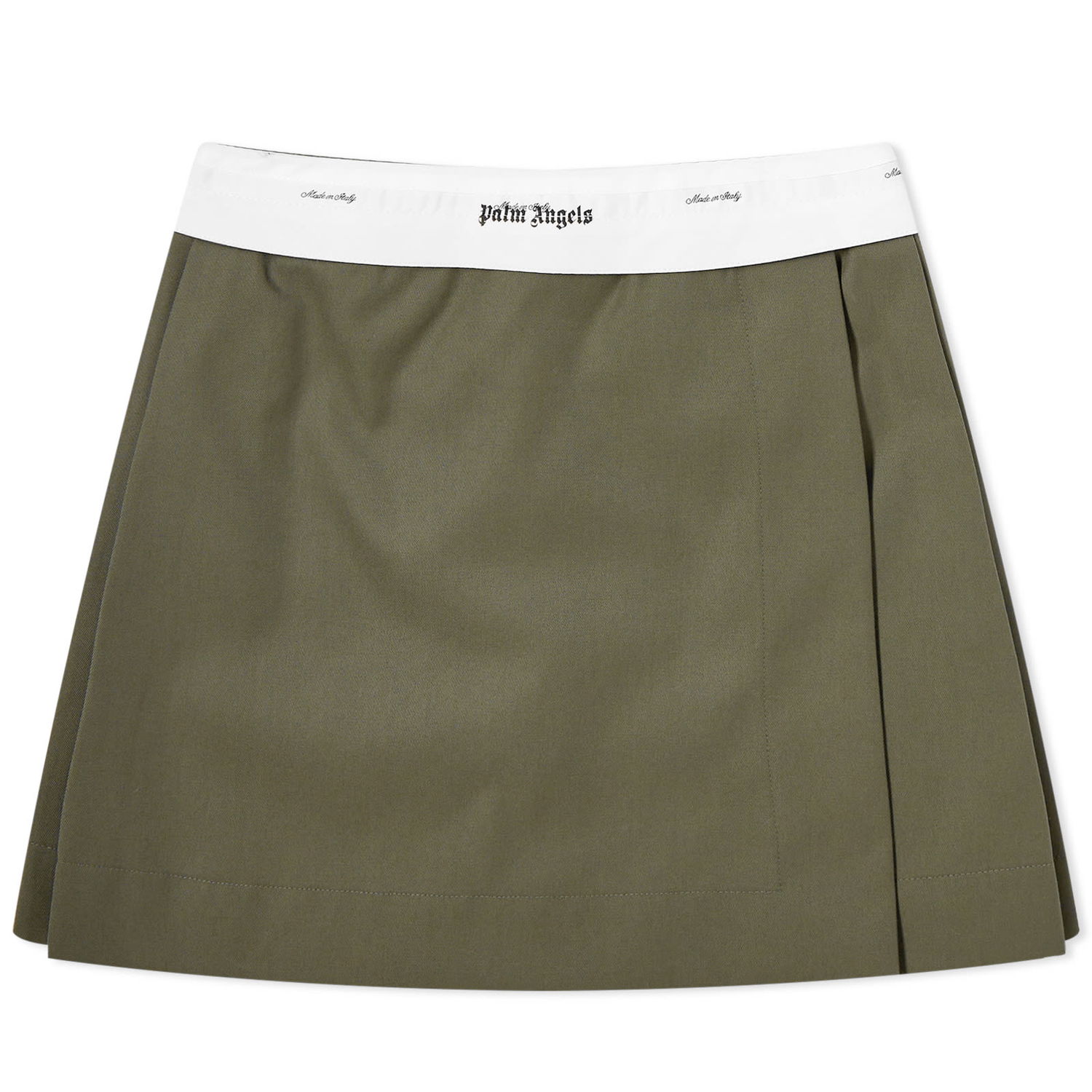Пола Palm Angels Reversed Waistband Skirt Зелено | PWCU001S23FAB0015601, 0