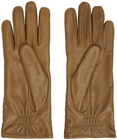 Ръкавици Bottega Veneta Leather Gloves Кафяво | 730849 V0171, 1