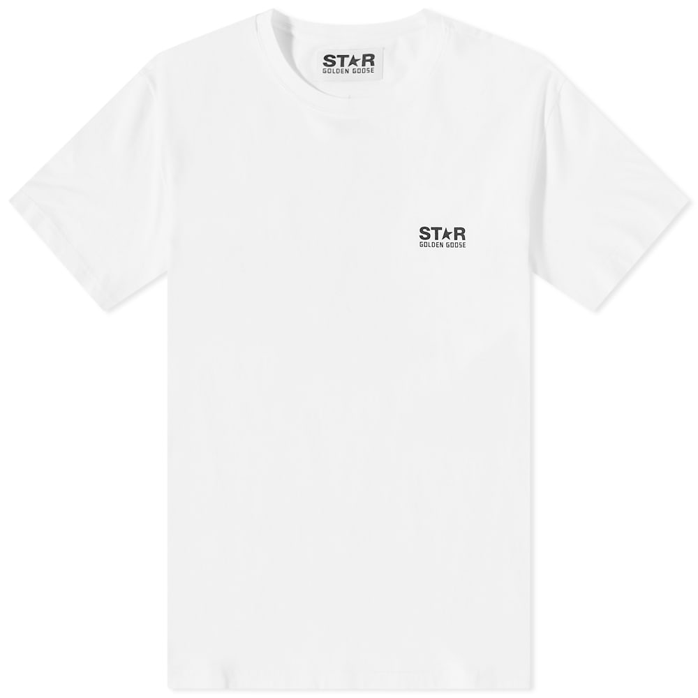 Тениска Golden Goose Star Front Back Print Tee Бяло | GMP01220-P000864-11443, 0