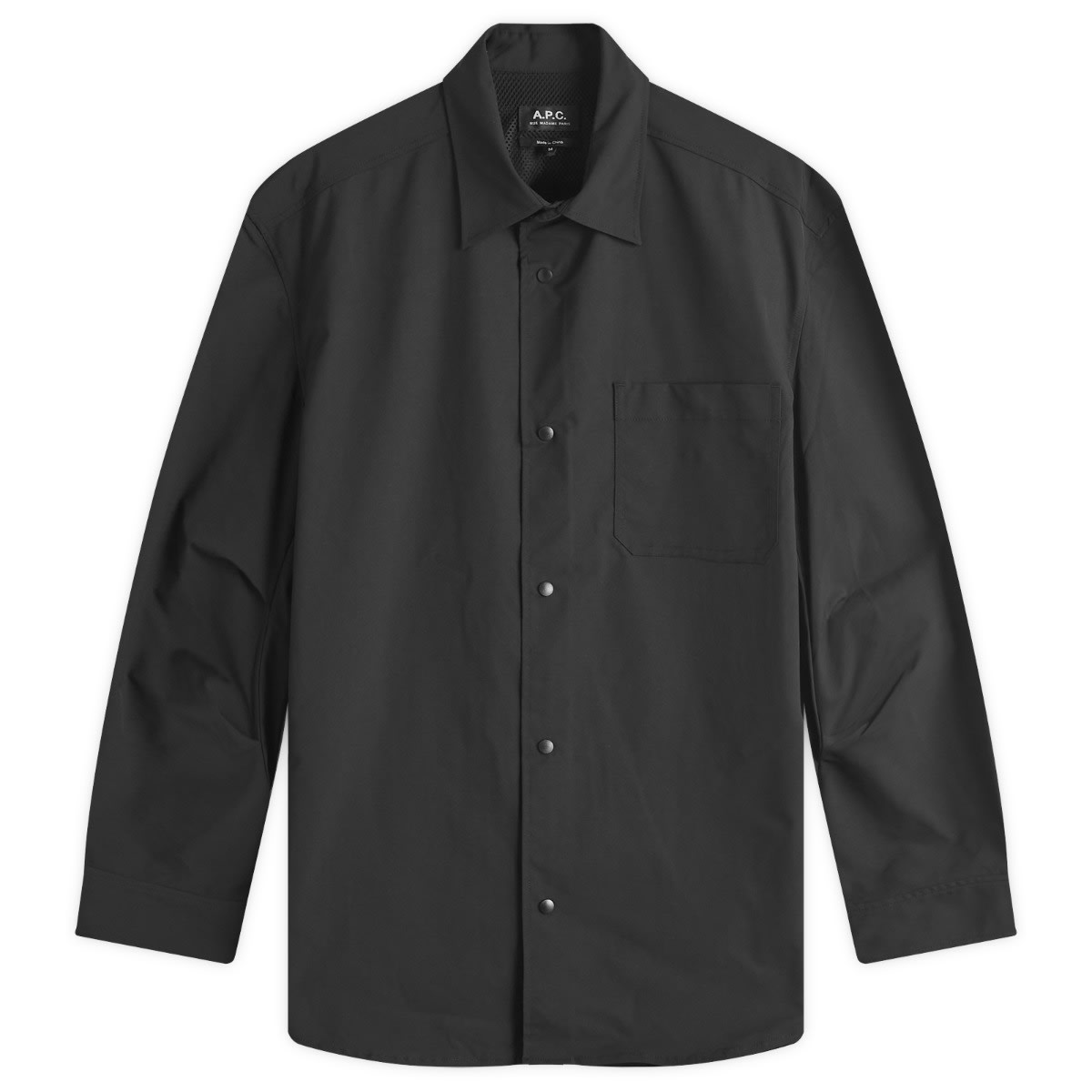 Яке A.P.C. Taku Showerproof Shirt Jacket Черно | PSAIY-H02950-LZA, 0