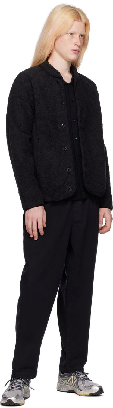 Яке бомбър YMC Fleece Jacket Черно | P7AZD, 3