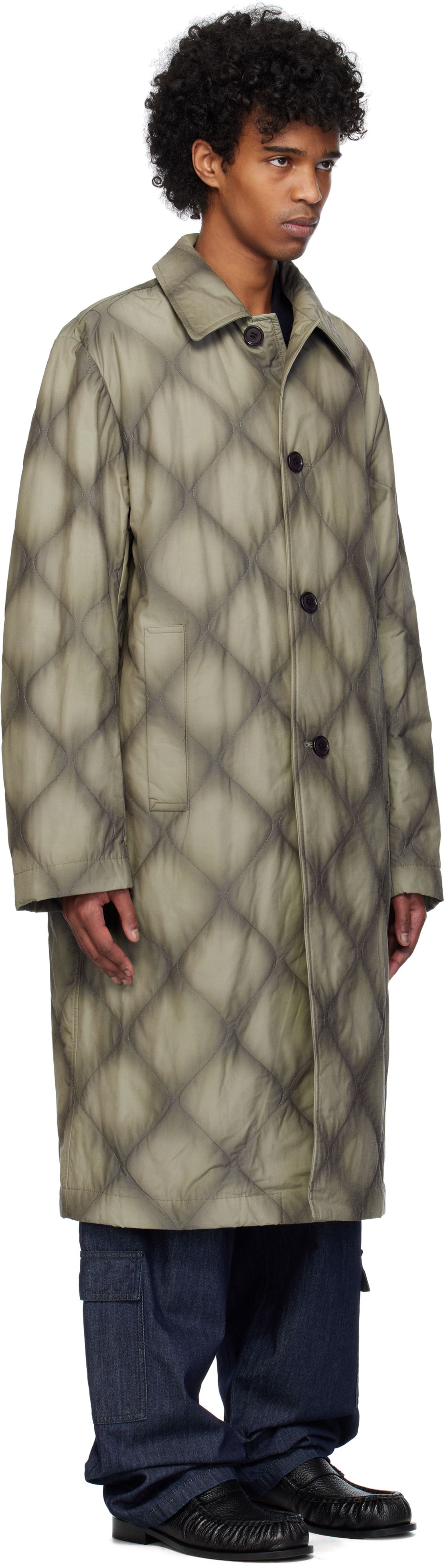 Дъждобран Dries Van Noten Dries Van Noten Duck Canvas Coat Зелено | 251-020231-1026, 1