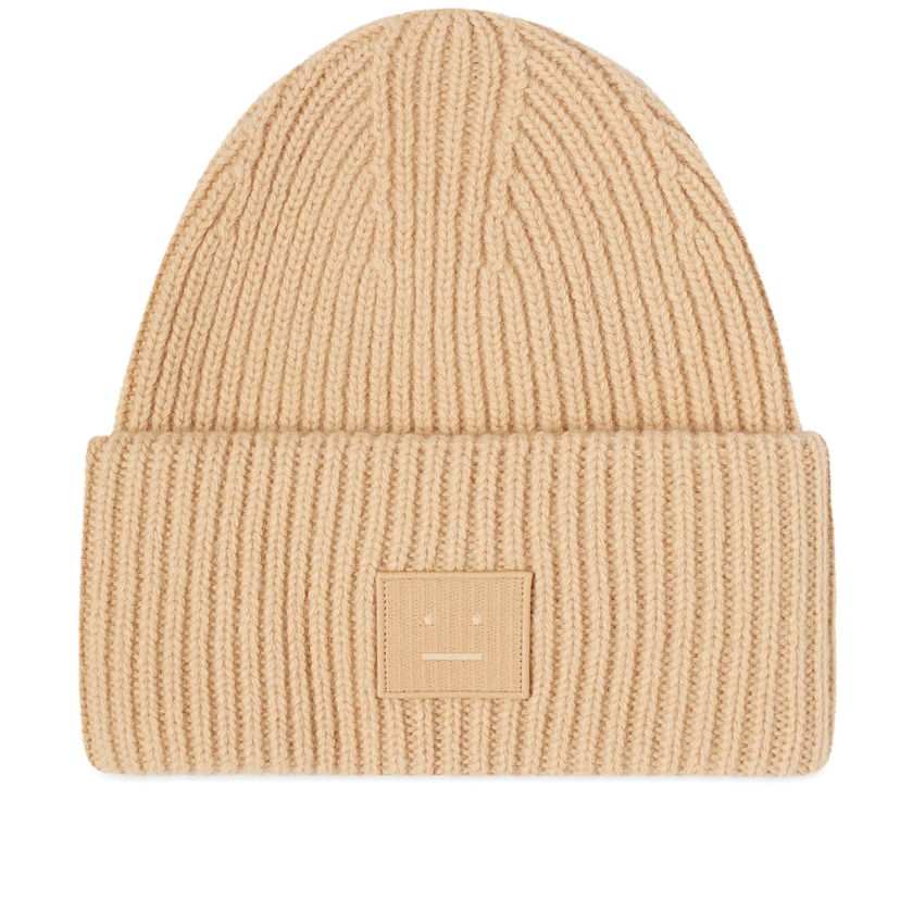 Шапка Acne Studios Pansy N Face Beanie Бежово | C40135-CPA