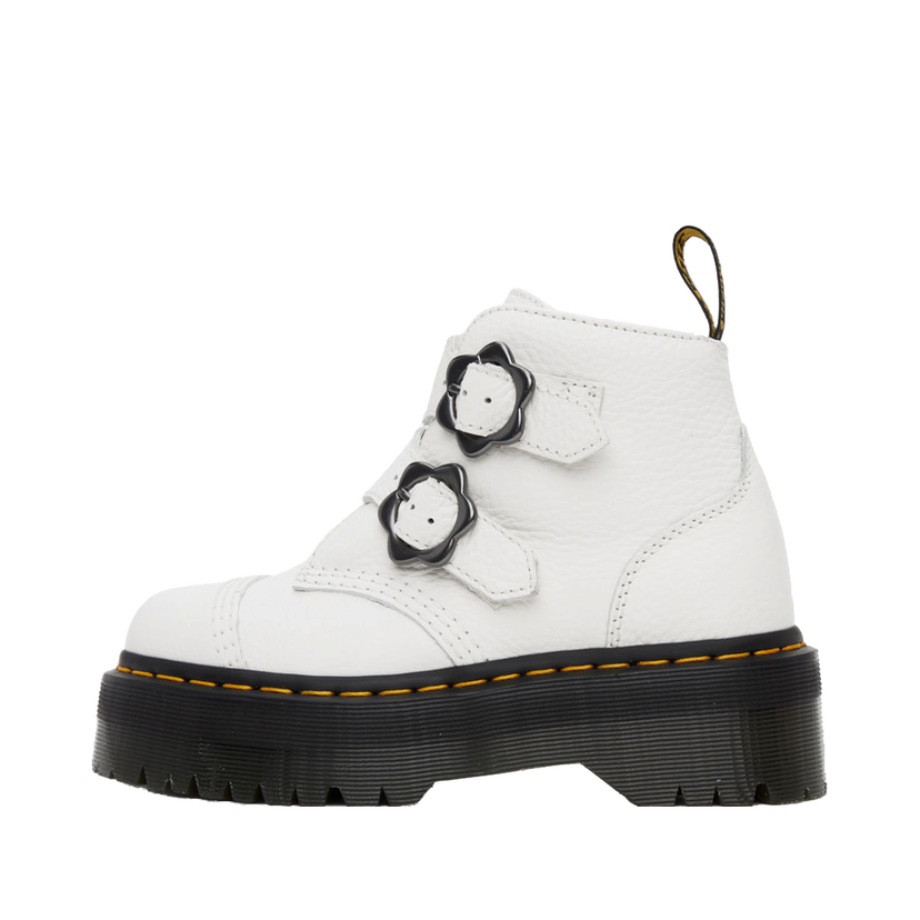 Кецове и обувки Dr. Martens Devon Flower Platform Boots "White" Бяло | 27642100