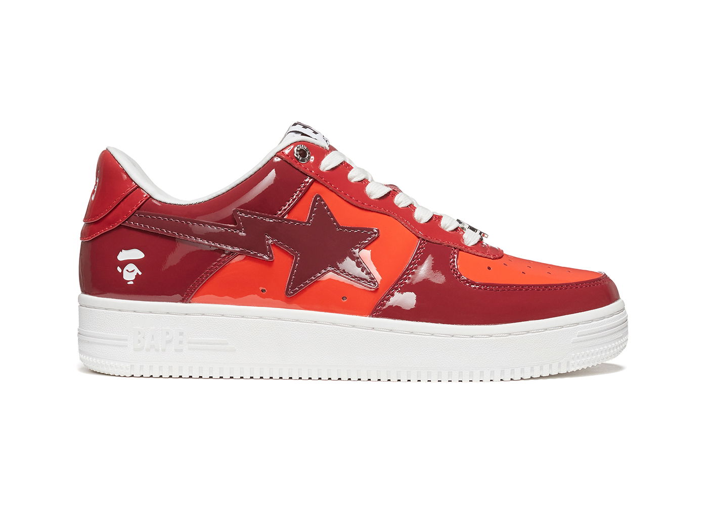 Кецове и обувки BAPE Bape Sta Low "Color Camo Combo Red" Червено | 001FWH201046_RED, 0