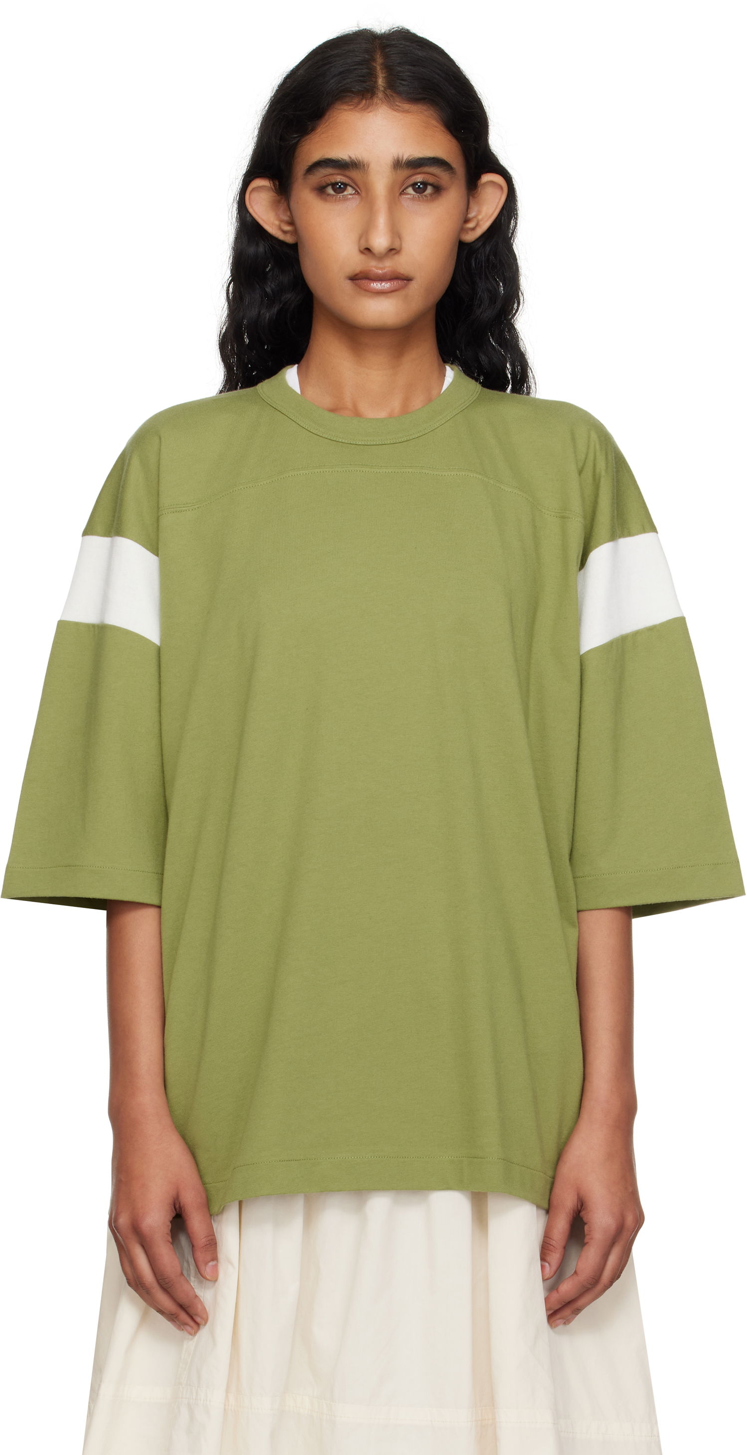 Тениска YMC YMC Skate T-Shirt Зелено | Q6YMA, 0