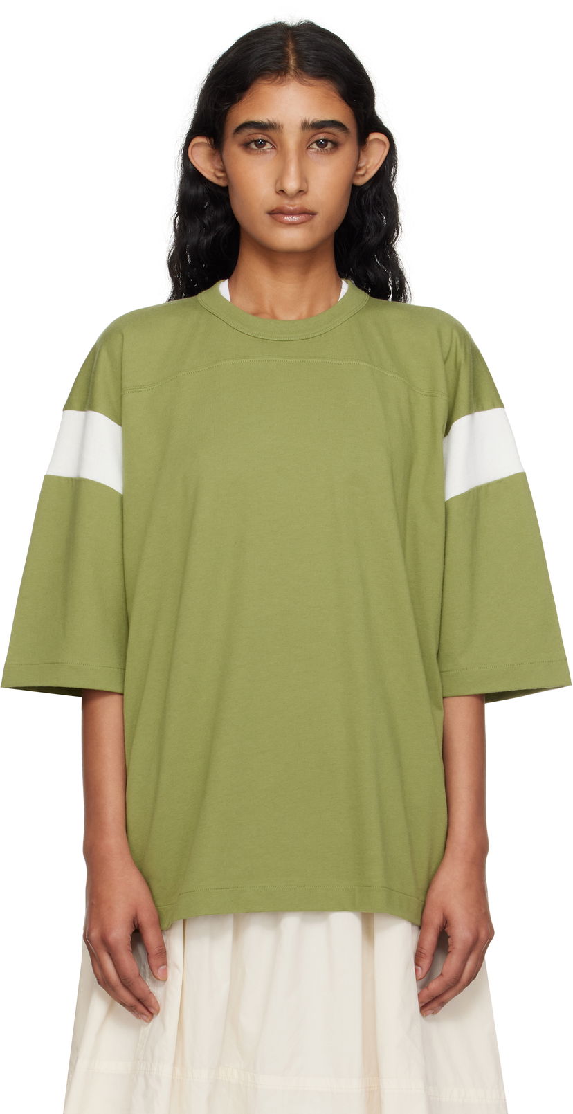 Тениска YMC YMC Skate T-Shirt Зелено | Q6YMA
