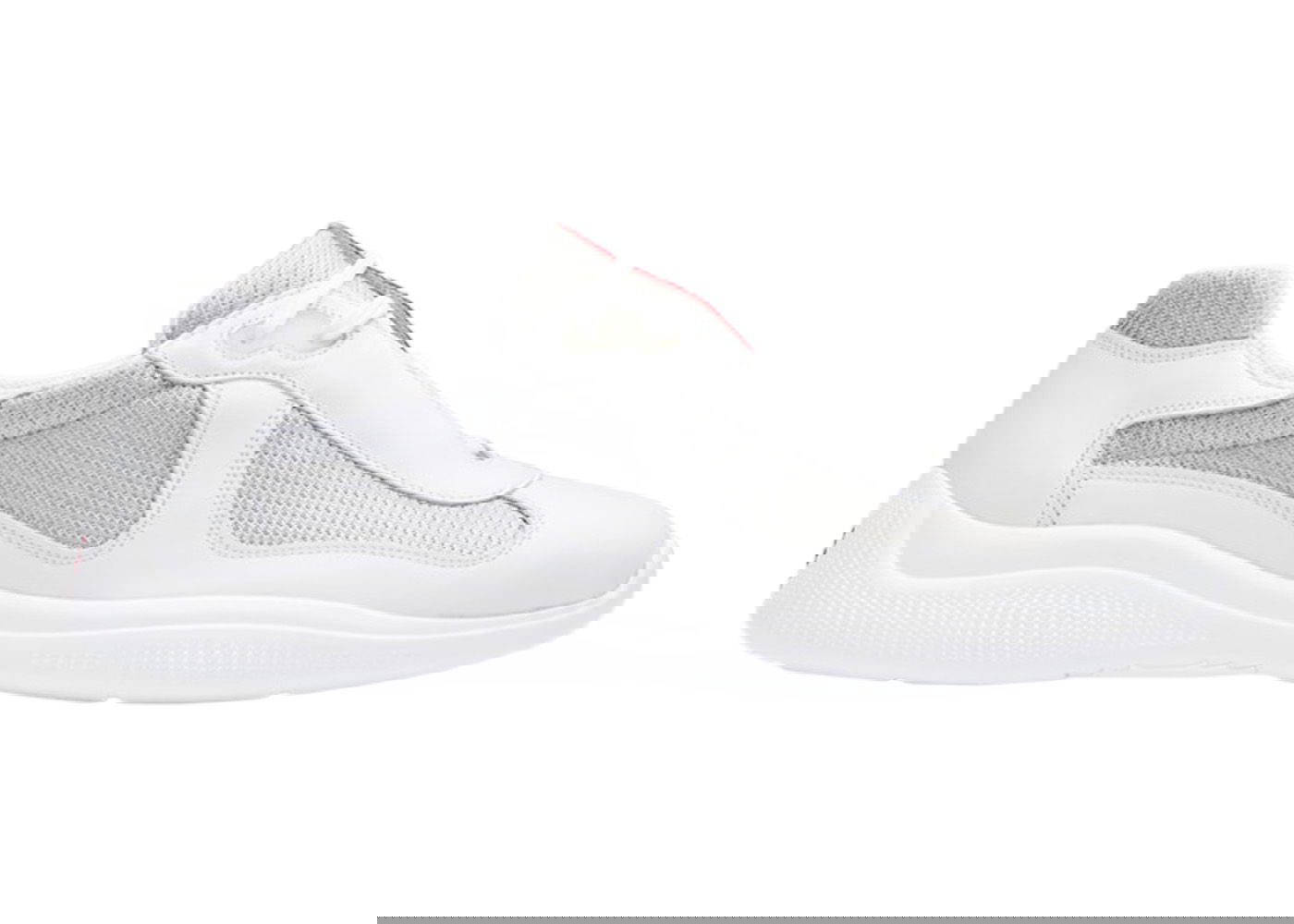 Кецове и обувки Prada America's Cup 'White Silver' Бяло | 4E3337_6GW_F0J36, 0