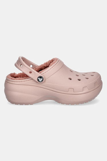 Кецове и обувки Crocs Classic Platform Lined Clogs Розово | 207938-6TY, 2