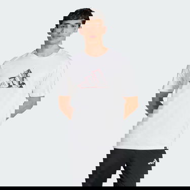 Тениска adidas Performance Logo Graphic T-Shirt Бяло | JJ3935, 0