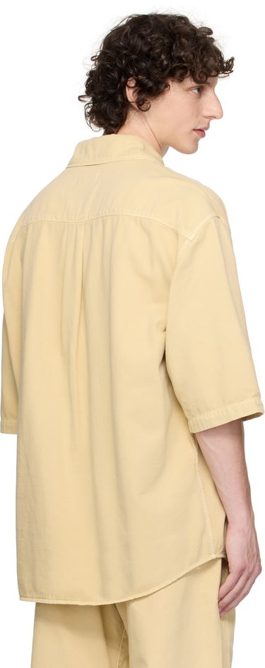 Риза LEMAIRE LEMAIRE Short Sleeve Denim Shirt Жълто | SH1174 LD1047, 2