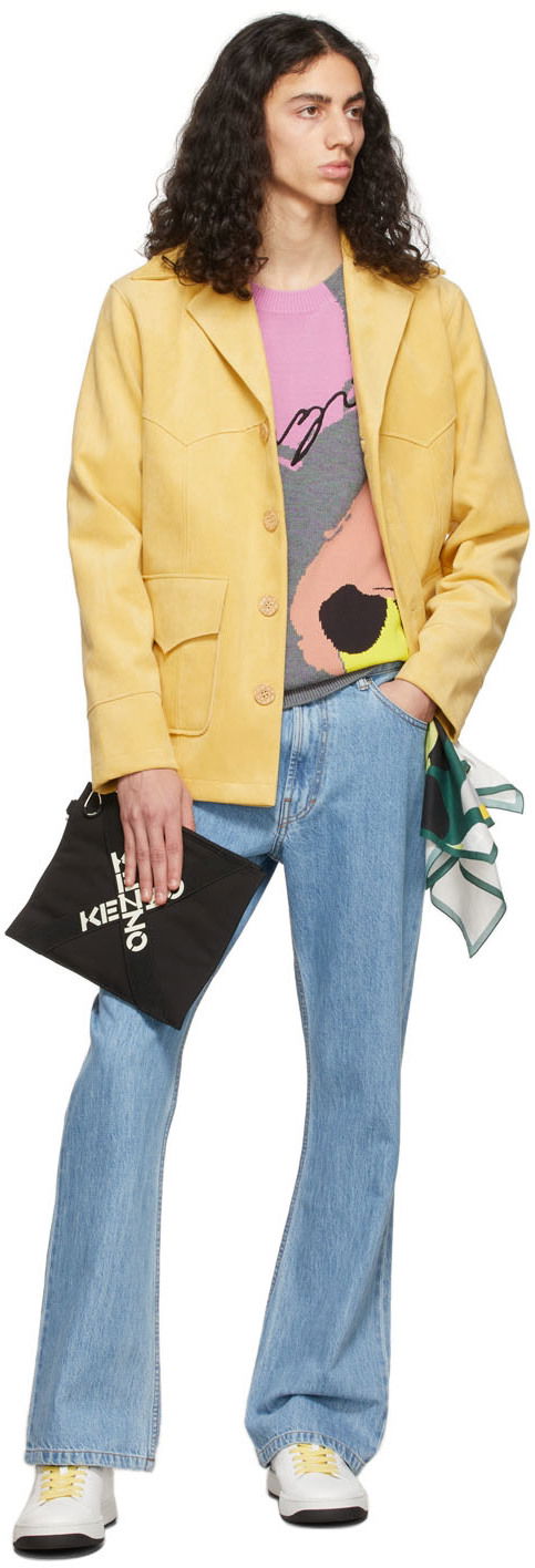 Шал KENZO Tribute Bandana Scarf Розово | FC58EW215PEE, 1