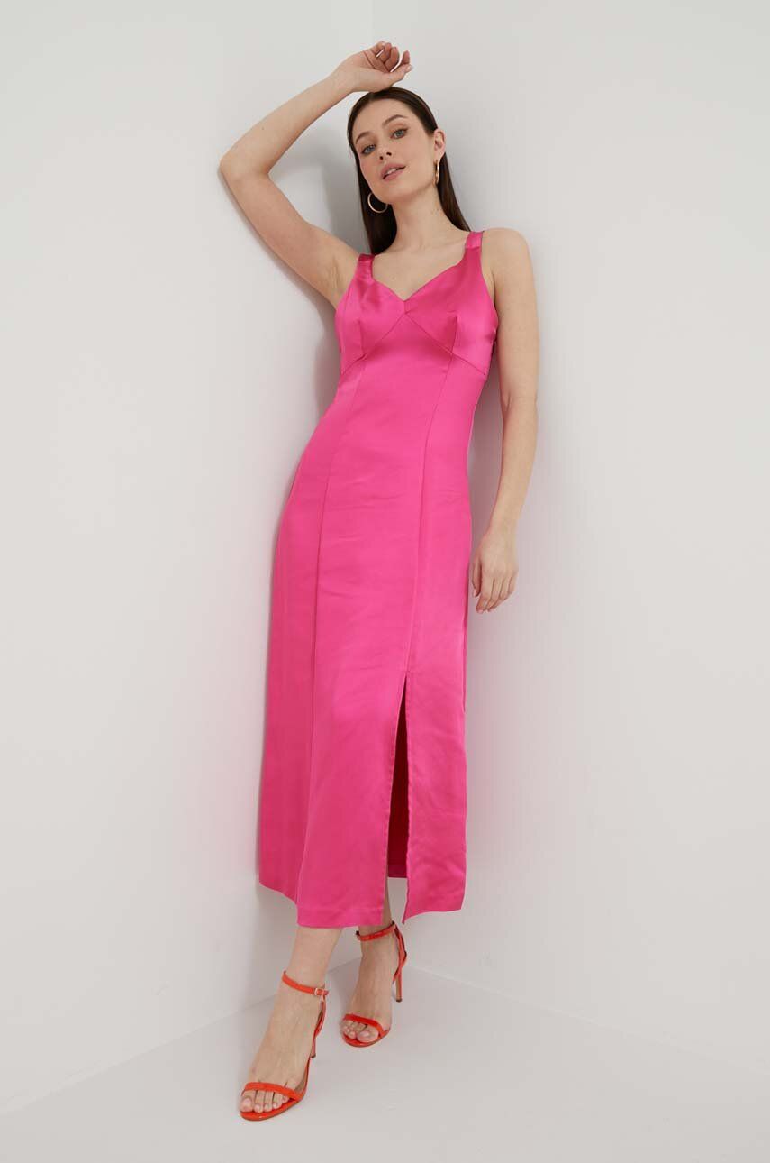 Pокля United Colors of Benetton Dress Розово | 40V4DV04M.02A, 0