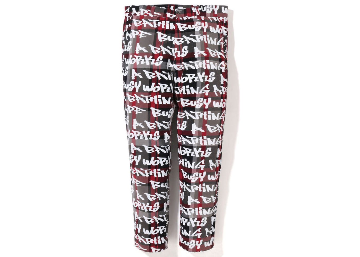 Спортни панталони BAPE Graffiti Check One Point Relaxed Fit Pants Многоцветен | 1I80-152-015, 0