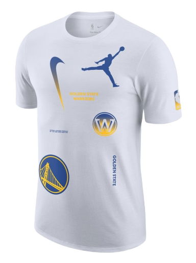 Тениска Jordan Max90 NBA Golden State Warriors Courtside Statement Edition Tee Бяло | DV5720-100