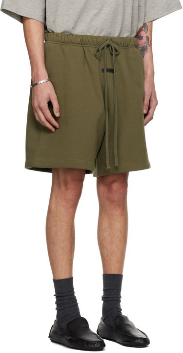 Къси панталони Fear of God Essentials Soccer Shorts Зелено | 160BT242005F, 1