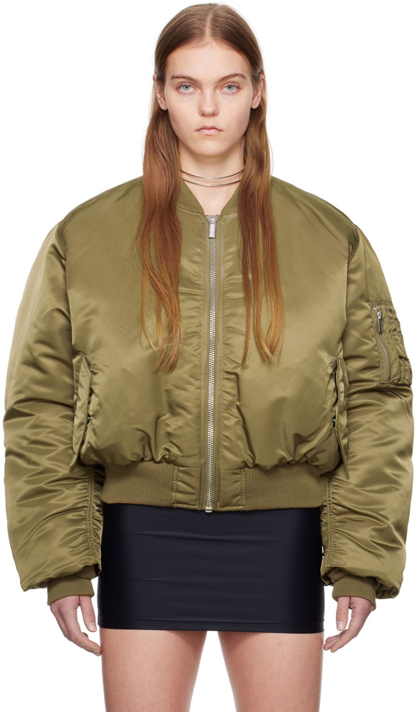 Яке бомбър VETEMENTS Alpha Industries Edition Reversible Bomber Jacket Зелено | VL20JA100O, 0