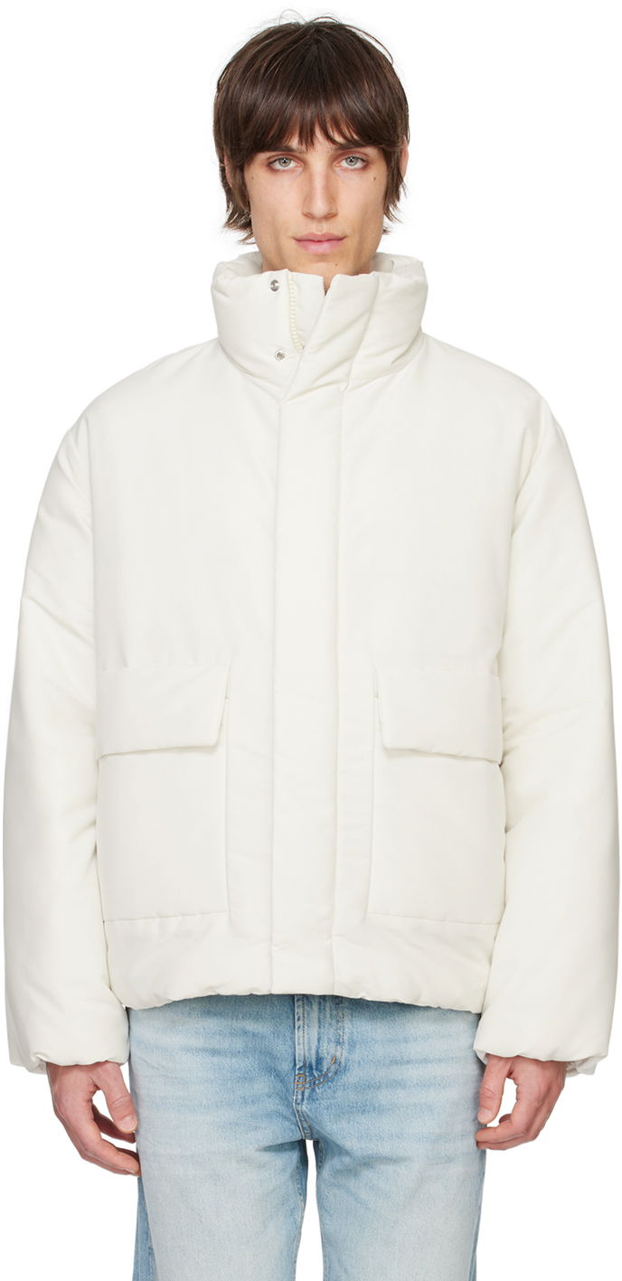 Пухо яке BOSS Taffeta Down Jacket Бяло | 50521454, 0