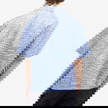 Риза Marni Marni Pencil Logo Vacation Shirt Синьо | CUMU0213A5-UTC464-MPB26, 3