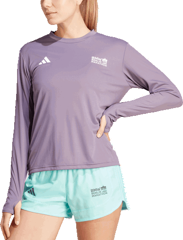 Тениска adidas Originals BMW Berlin Marathon 2023 Tee Лилаво | ip3604, 0